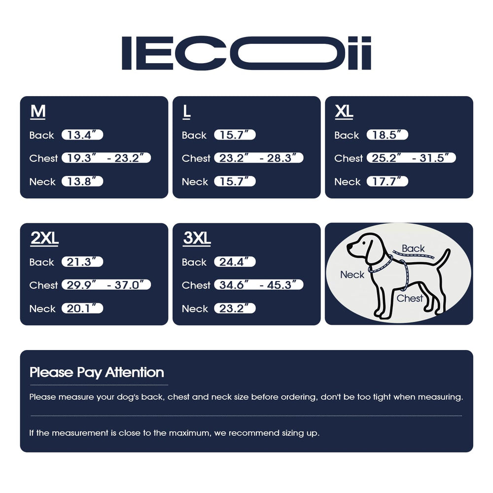 Gilet IECOii avec anneau d’attache pour promenade simple et sécurisée.