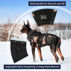 Manteau IECOii, imperméable et coupe-vent pour garder votre chien au sec.
