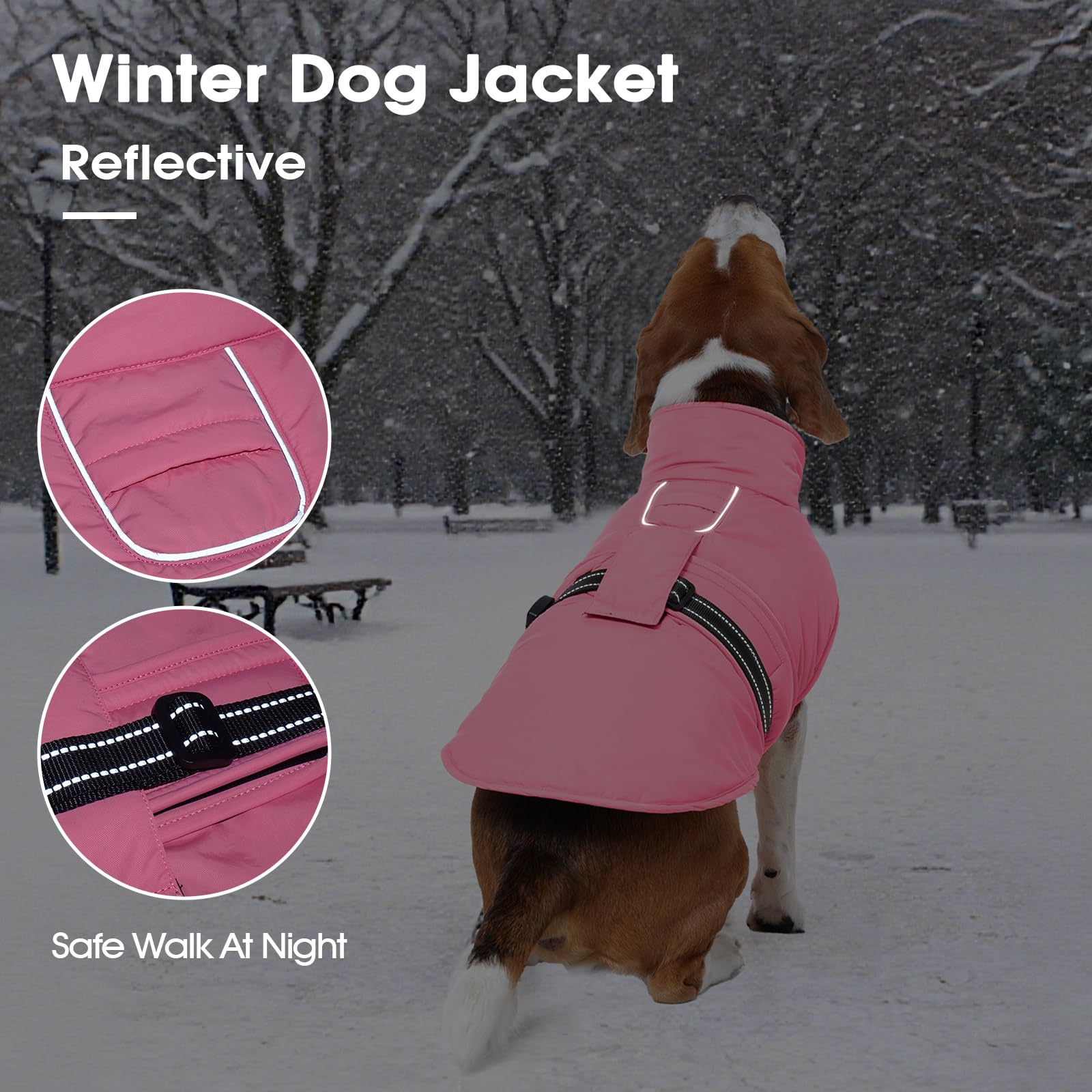IECOii manteau chien longueur dos ajustable pour morphologies variées