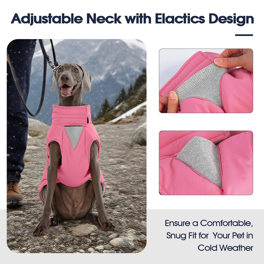 IECOii manteau chien ouverture elastique fermeture auto-agrippante pour enfiler rapidement