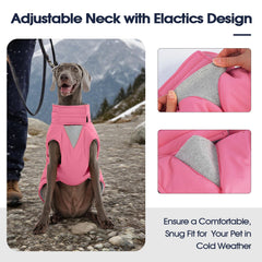 IECOii manteau chien ouverture elastique fermeture auto-agrippante pour enfiler rapidement