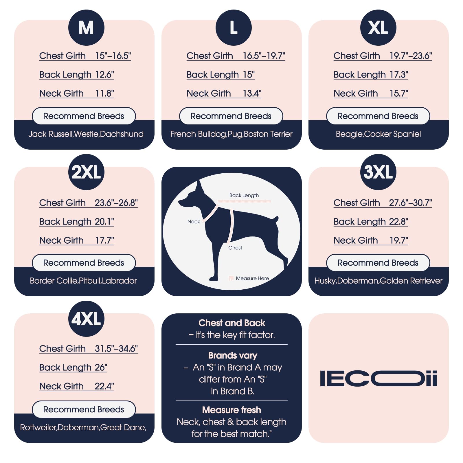 IECOii pull-chien-fleece 2pack noir-charbon, chaleur légère pour sorties quotidiennes.