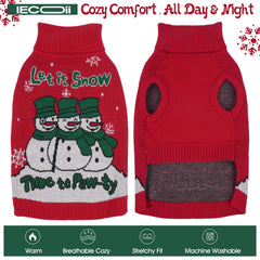 IECOii pull-chien-geant col roulé chaud et doux, chaleur durable