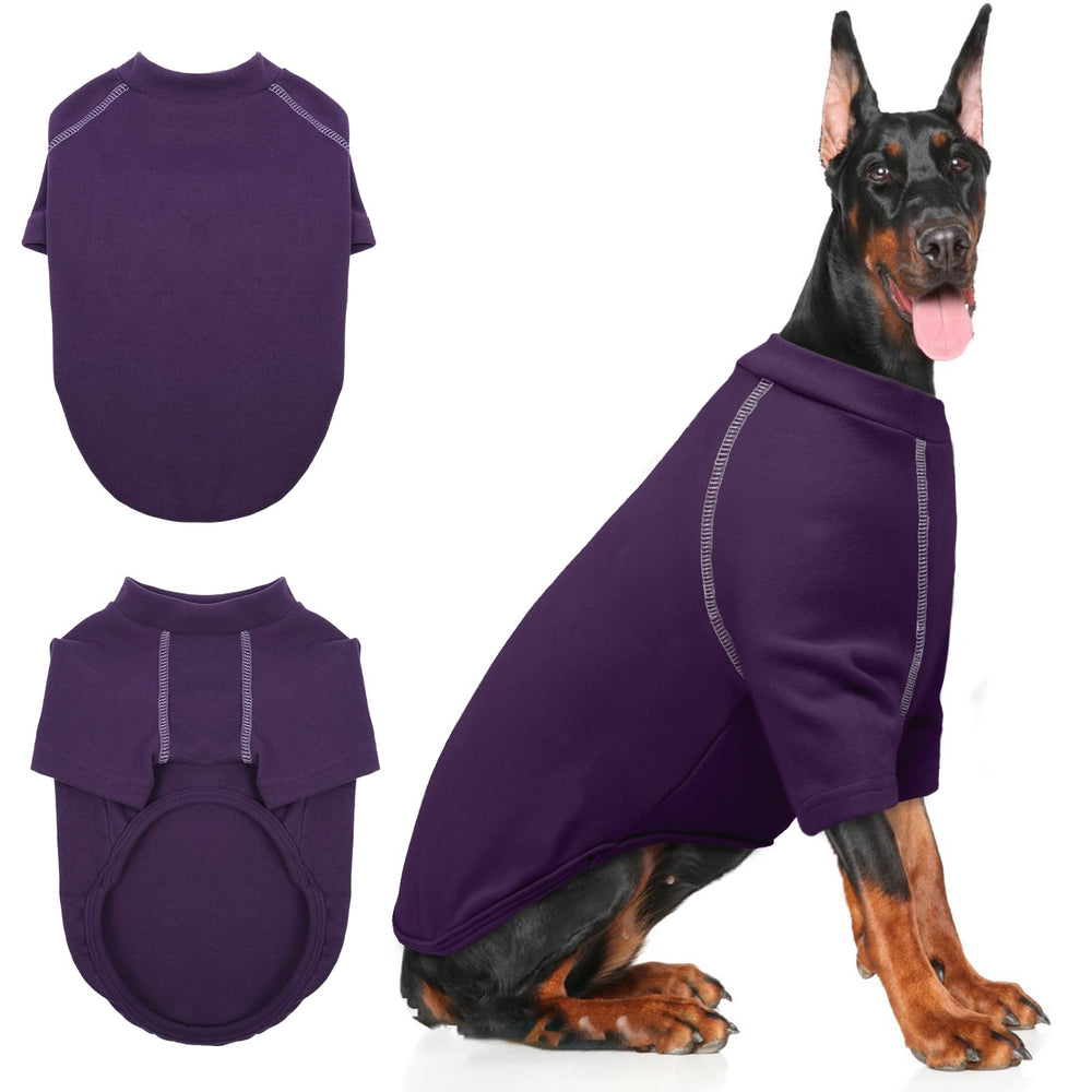 IECOii pull-chien grand-danois polaire – ajustement poitrine agréable et chaleur.