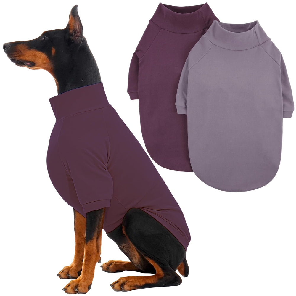 IECOii pull polaire XXL, aperçu du 2-pack en couleurs unies pour chiens.