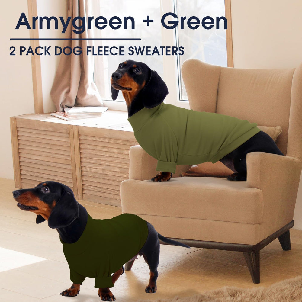 IECOii pull-chien polaire XXXL col roulé, chaleur enveloppante