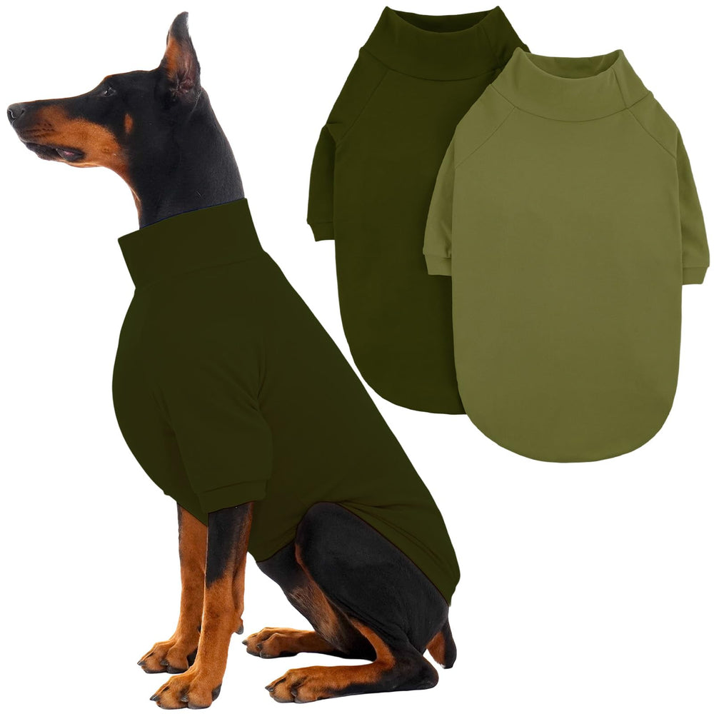 Pull IECOii pour gros chien – douceur polaire et deux couleurs solides, pratique.