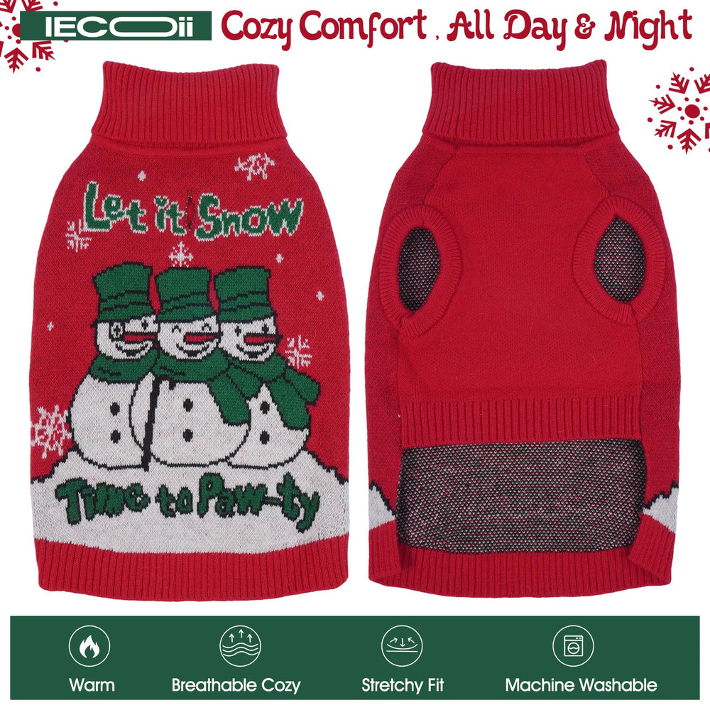 IECOii pull Noël chien grand-danois 4XL confort optimal et style hivernal.