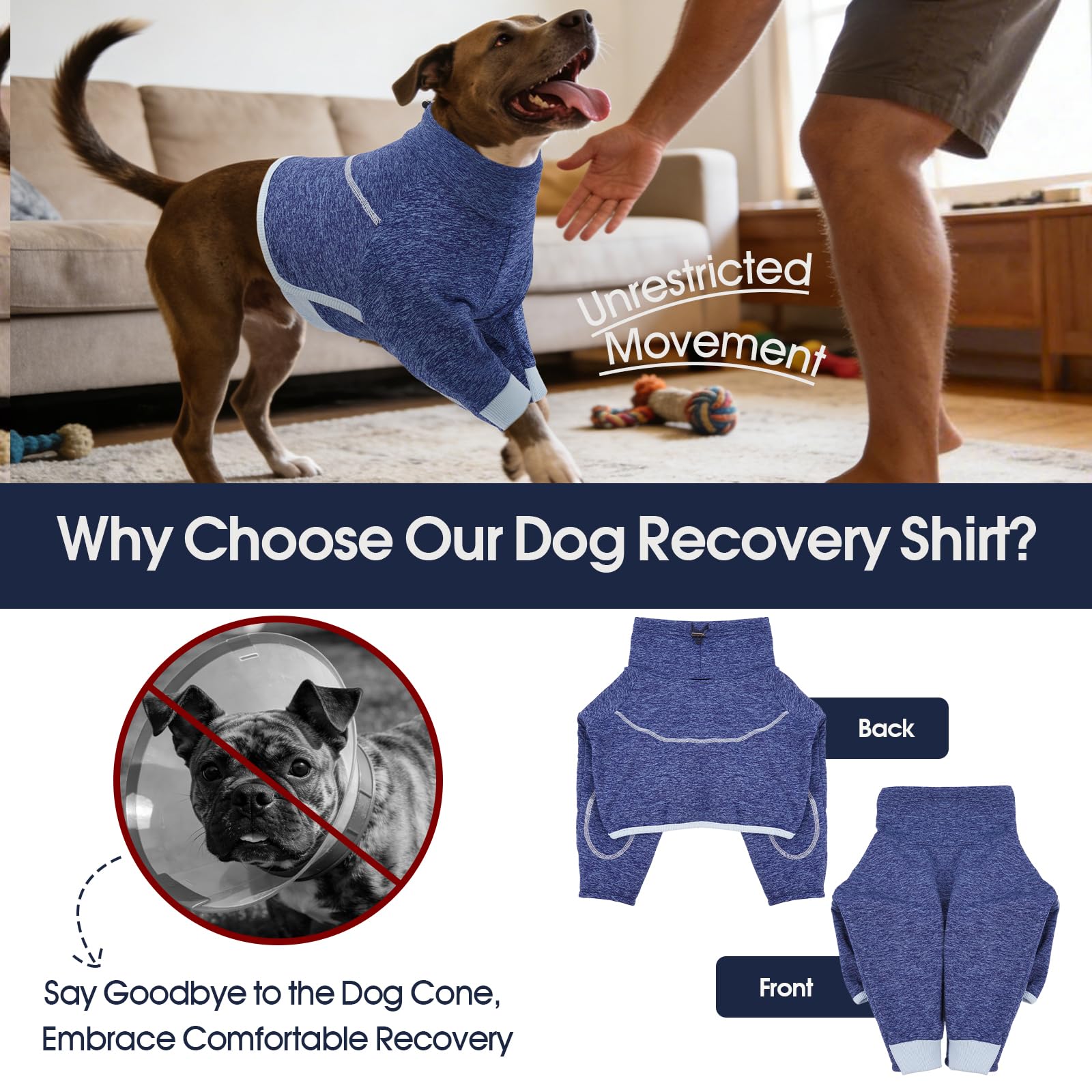 IECOii Shirt Recovery – trou-de-laisse intégré pour sorties faciles