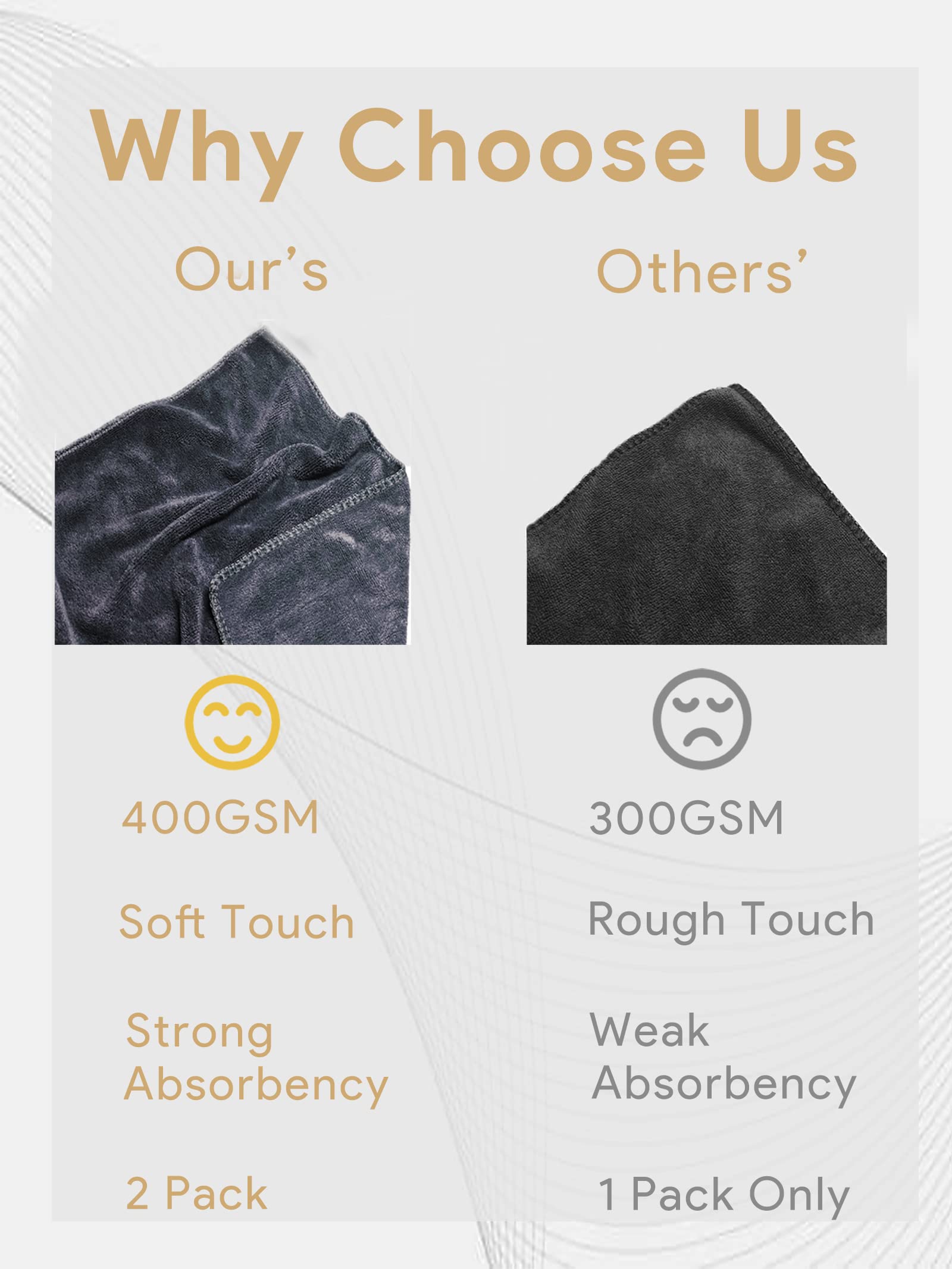 IEDASING'S CHOICE serviette douce et confortable pour chien après le bain