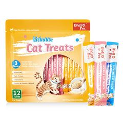 IFELLO PET tubes chat poulet-thon crème souple – friandise hydratante et savoureuse.