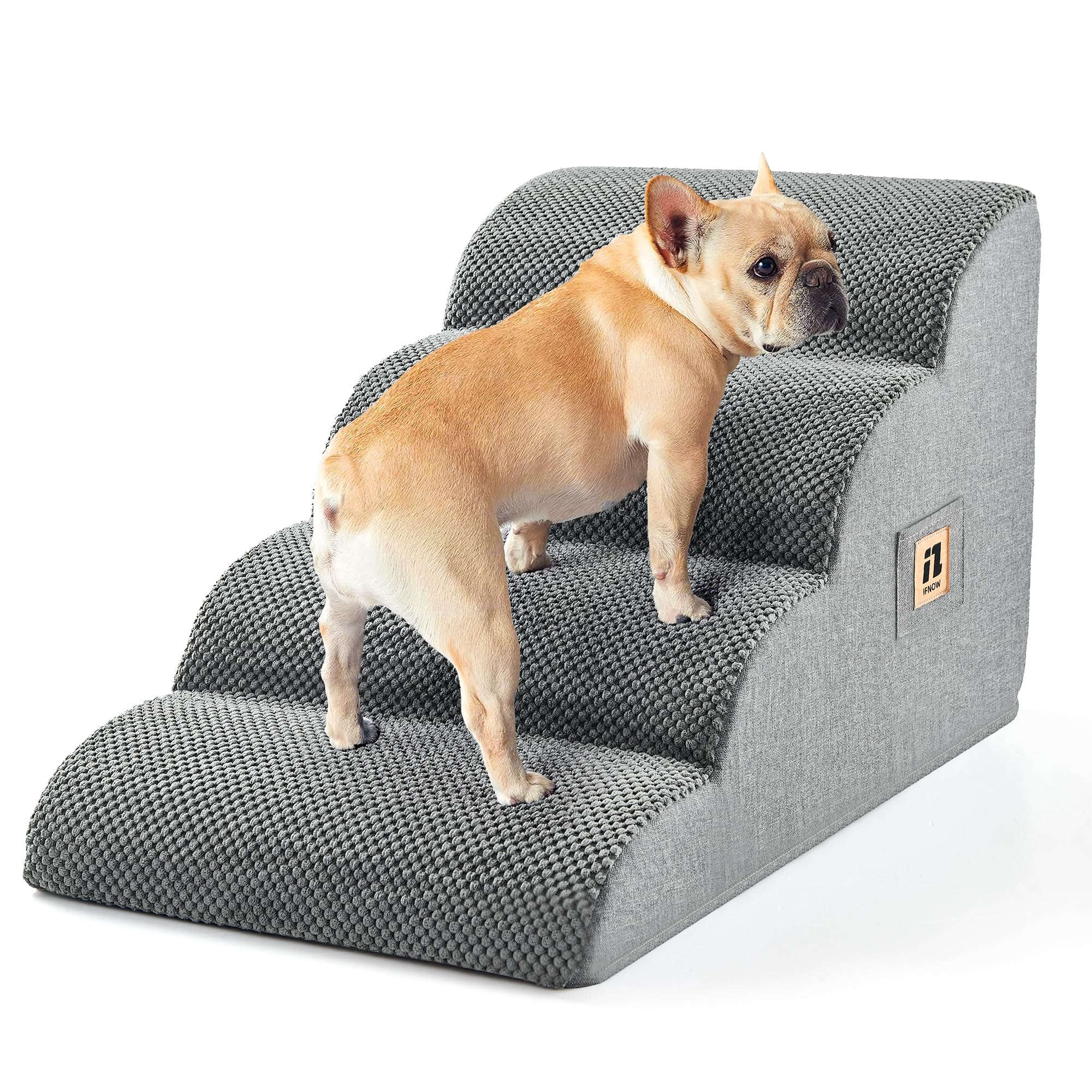IFNOW escaliers petit chien 4 marches 40 cm pour accès lit