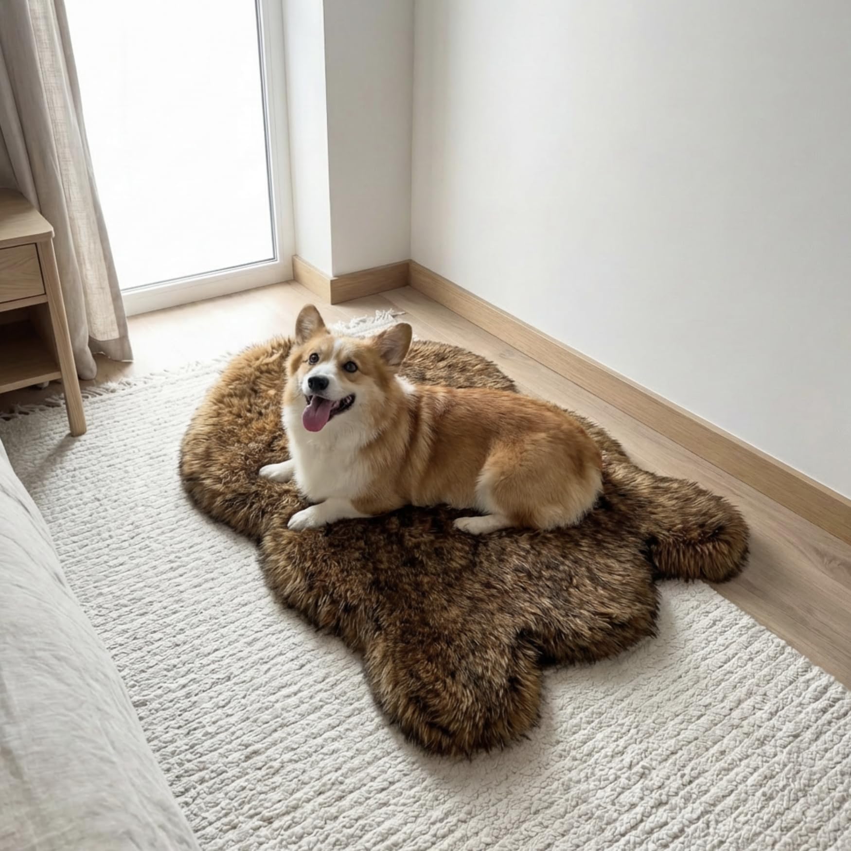 Base en mousse mémoire IHAPPYDOG qui épouse les contours et soutient le corps.