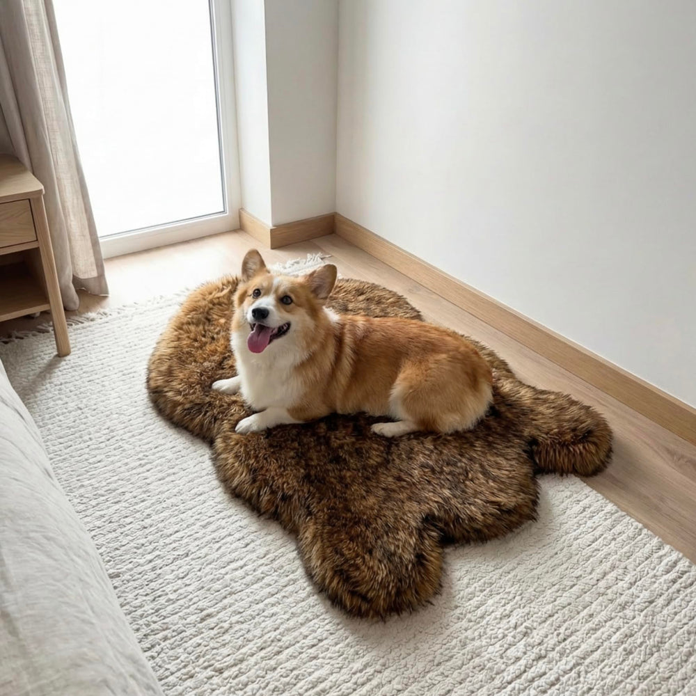Base en mousse mémoire IHAPPYDOG qui épouse les contours et soutient le corps.