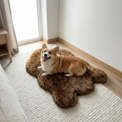 Base en mousse mémoire IHAPPYDOG qui épouse les contours et soutient le corps.