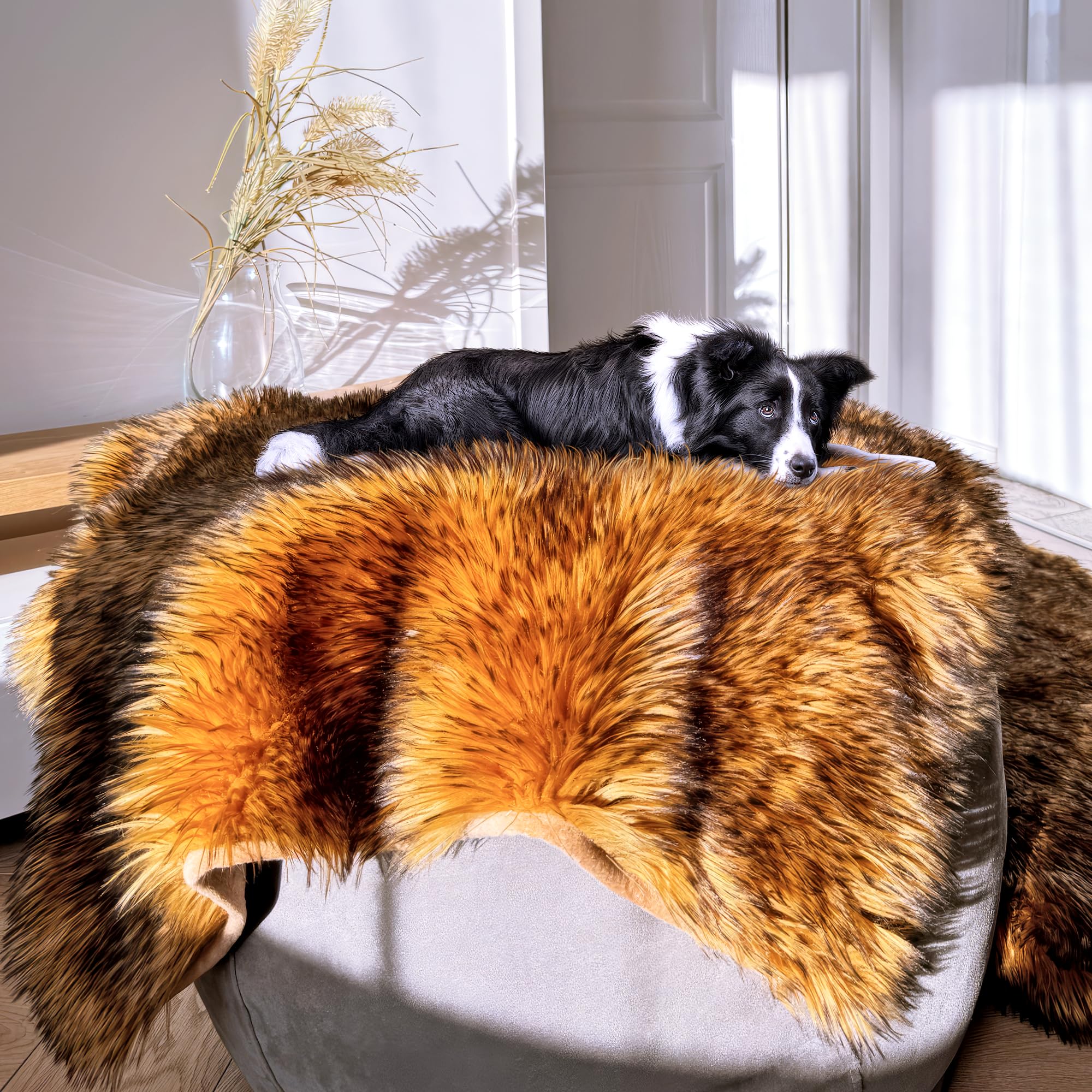 IHAPPYDOG protection canape brun protège votre canapé avec un toucher doux.