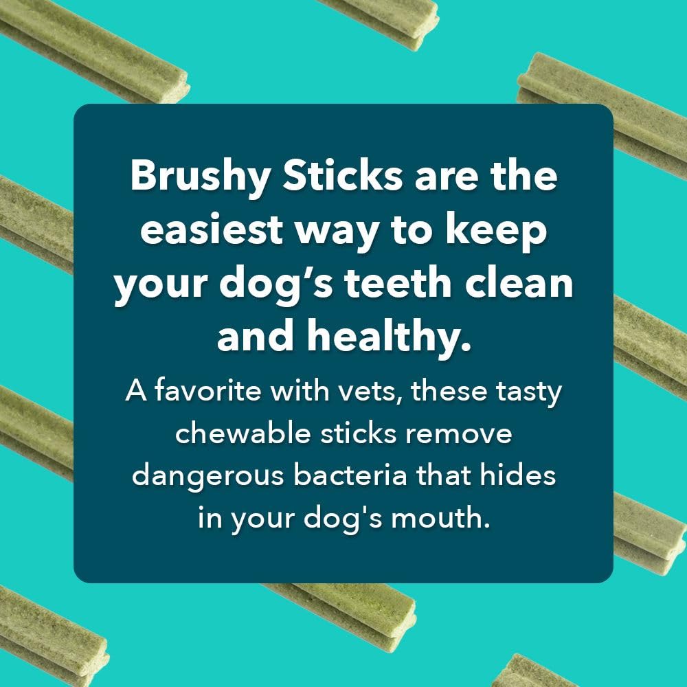 iHeartDogs Brushy Sticks : utilisation facile pour réduire la plaque.