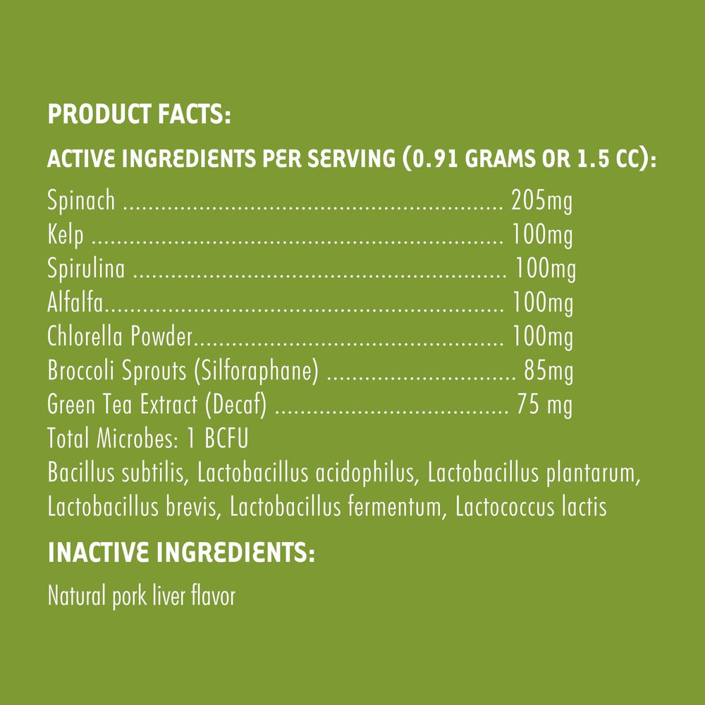 iHeartDogs Super Greens – Doseur inclus, facilité d’intégration dans les repas.