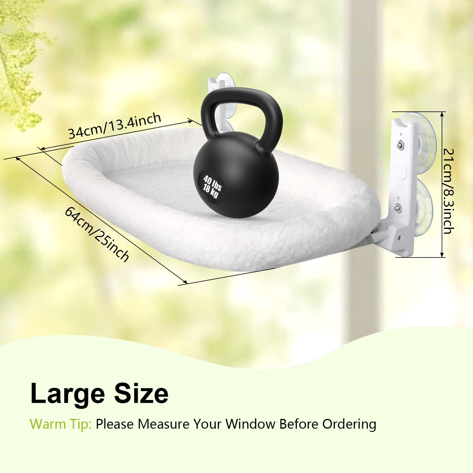 IHMIHM coussin doux pour chat de grande taille, couchage confortable et sécurité renforcée