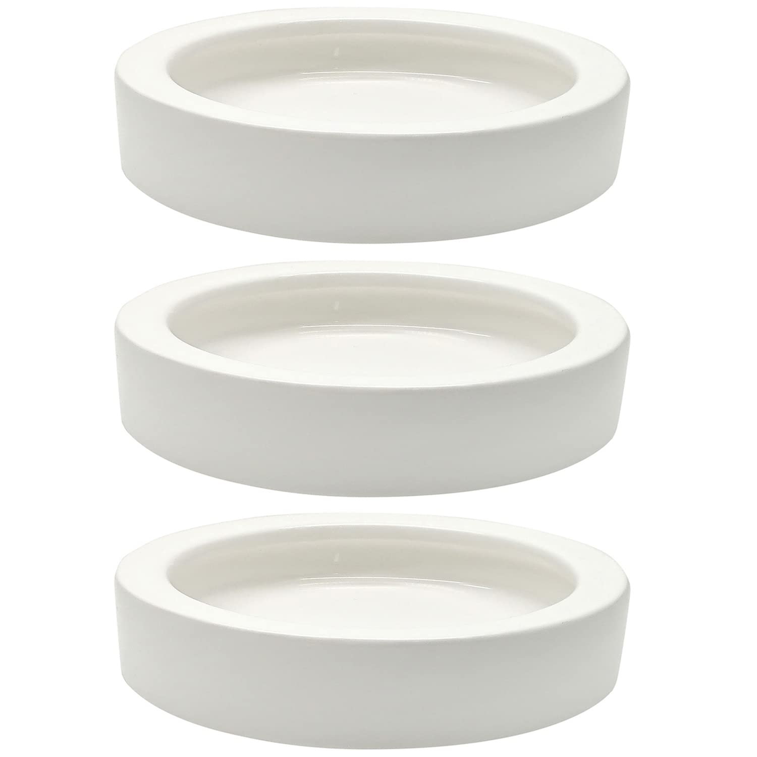 iHomeSet ensemble de 3 bols réptiles en céramique, pratique pour nourrir et hydrater.