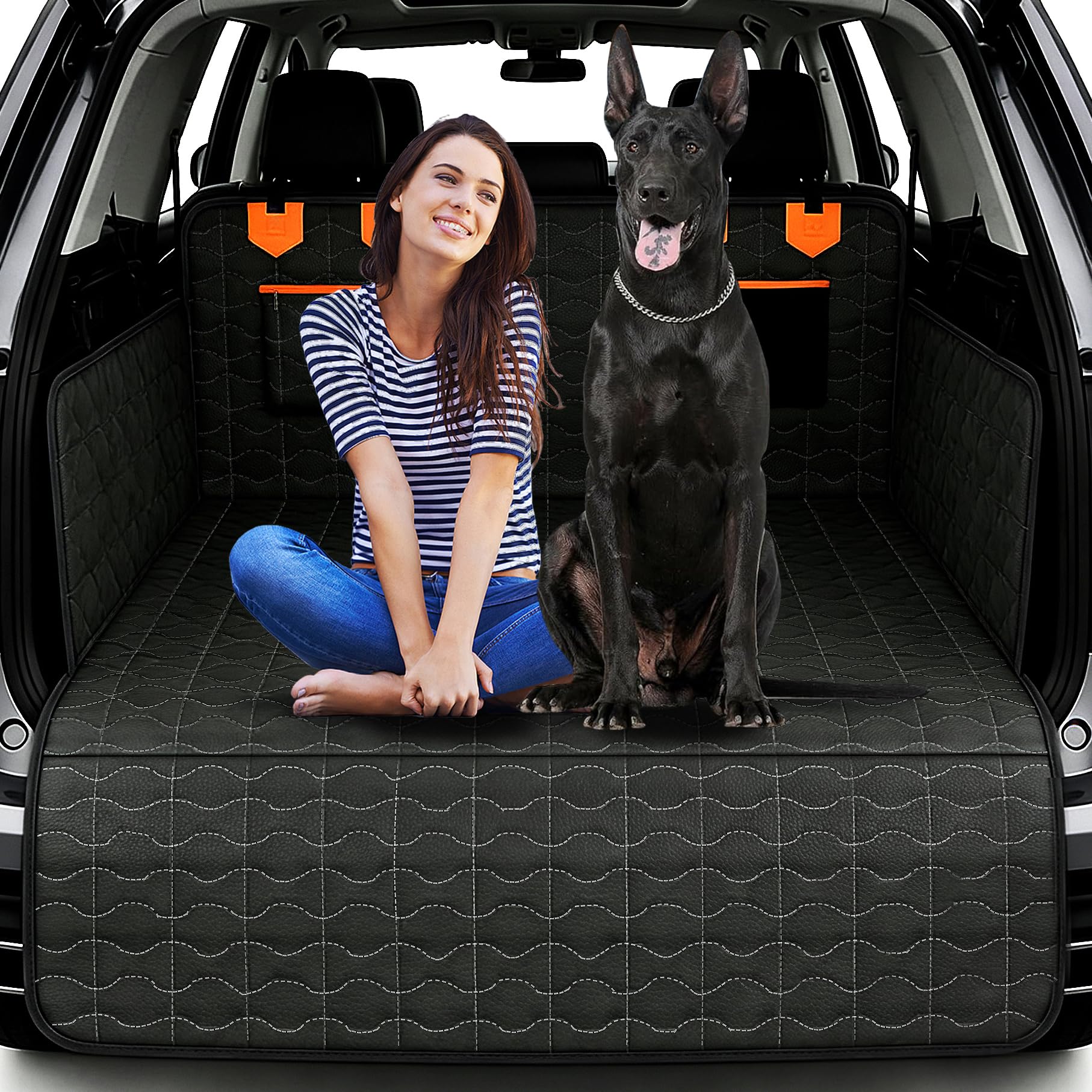 IJVAE housse coffre chien protège tapis et poils.