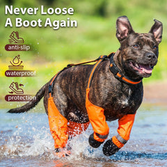 Système IKIPUKO de suspensions, bottes tenues en place pendant activité.