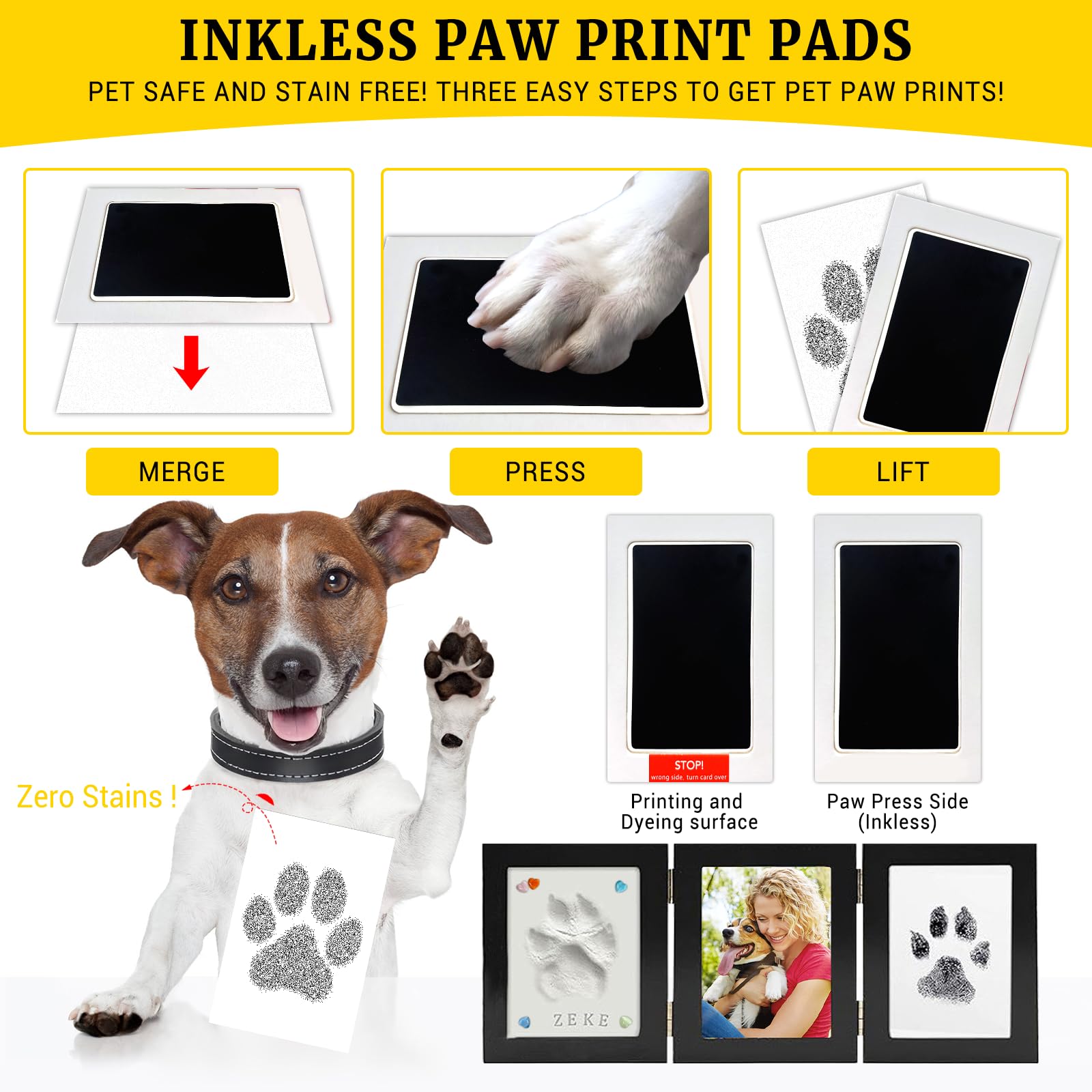 IKKAB papiers d'empreinte: supports simples pour impressions précises
