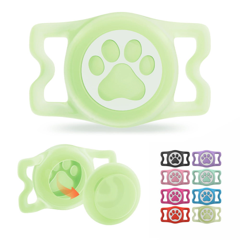 ILFINDYOU porte AirTag sur collier étanche et lumineux pour suivi fiable.