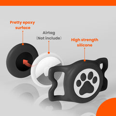 ilfindyou AirTag étui silicone collier chat assurant traçabilité sans interférence.