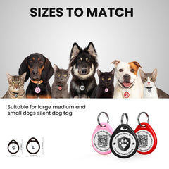 ILFINDYOU tag-chien durable en epoxy, résistant à l'eau et aux rayures.