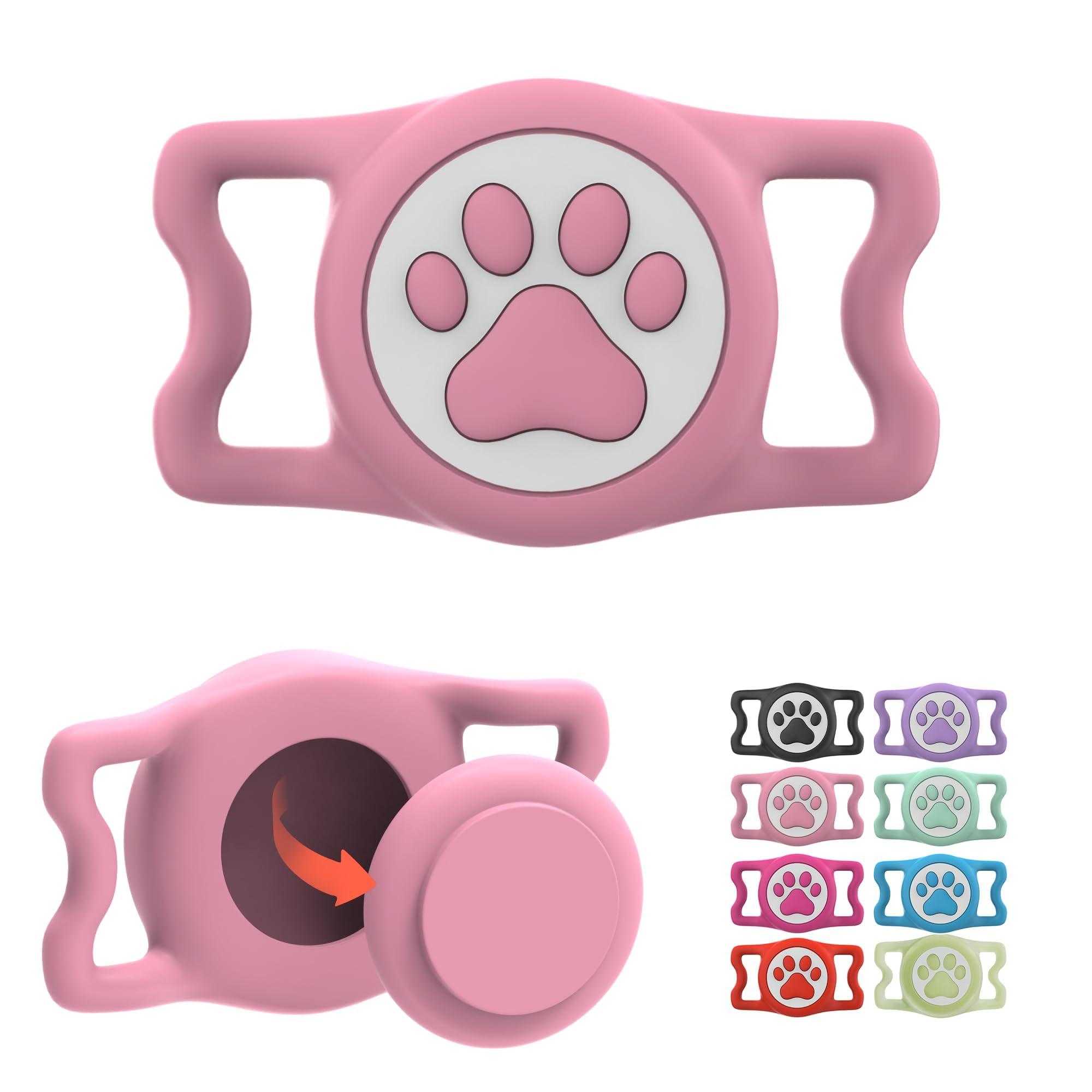 ILFINDYOU étui AirTag étanche monté sur collier de chien, sécurité lors des sorties.