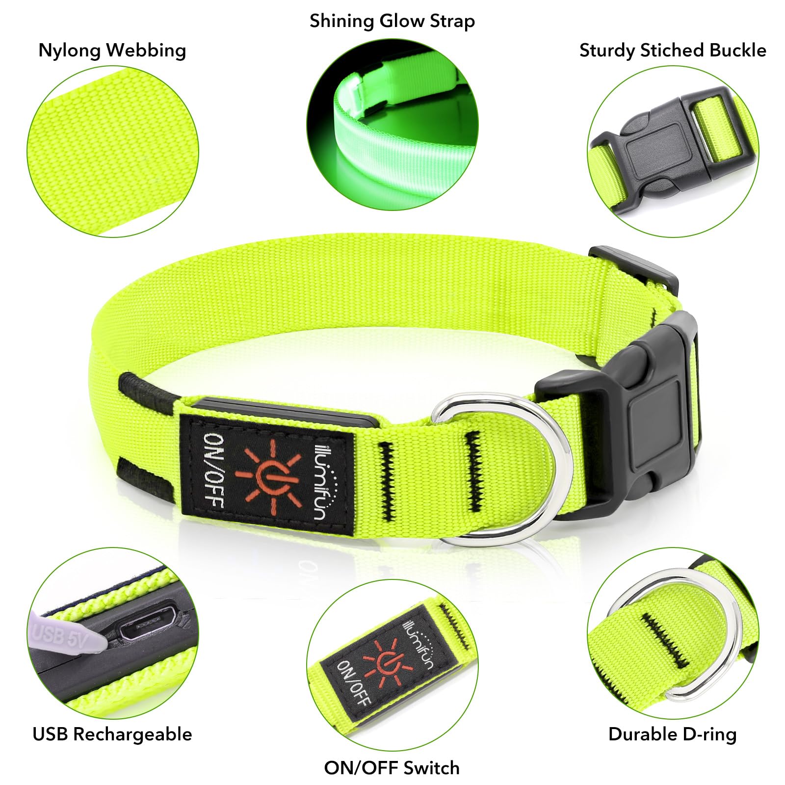 Trois modes lumineux Illumifun, pratique pour différents environnements et besoins.