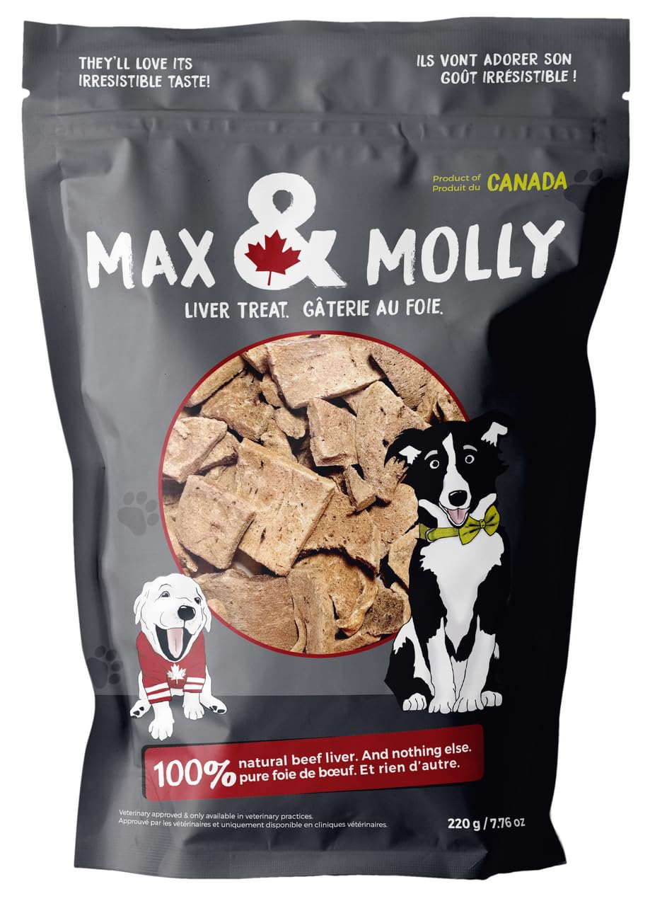 ILPEOD Max et Molly bouchées boeuf, récompense delicieuse pour chien actif.
