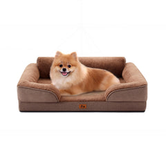 warmrest-lit-orthopedique-chien-mousse-nid-dabeille-28po-brun