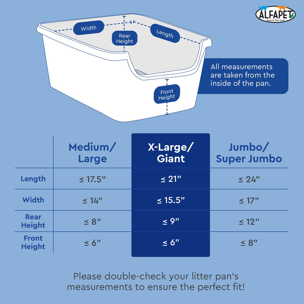 Alfapet Original – liner adaptable a la plupart des bacs, installation rapide.
