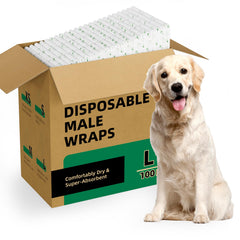 Couches IMMCUTE pour chien mâle, design ultra-fin et confort.