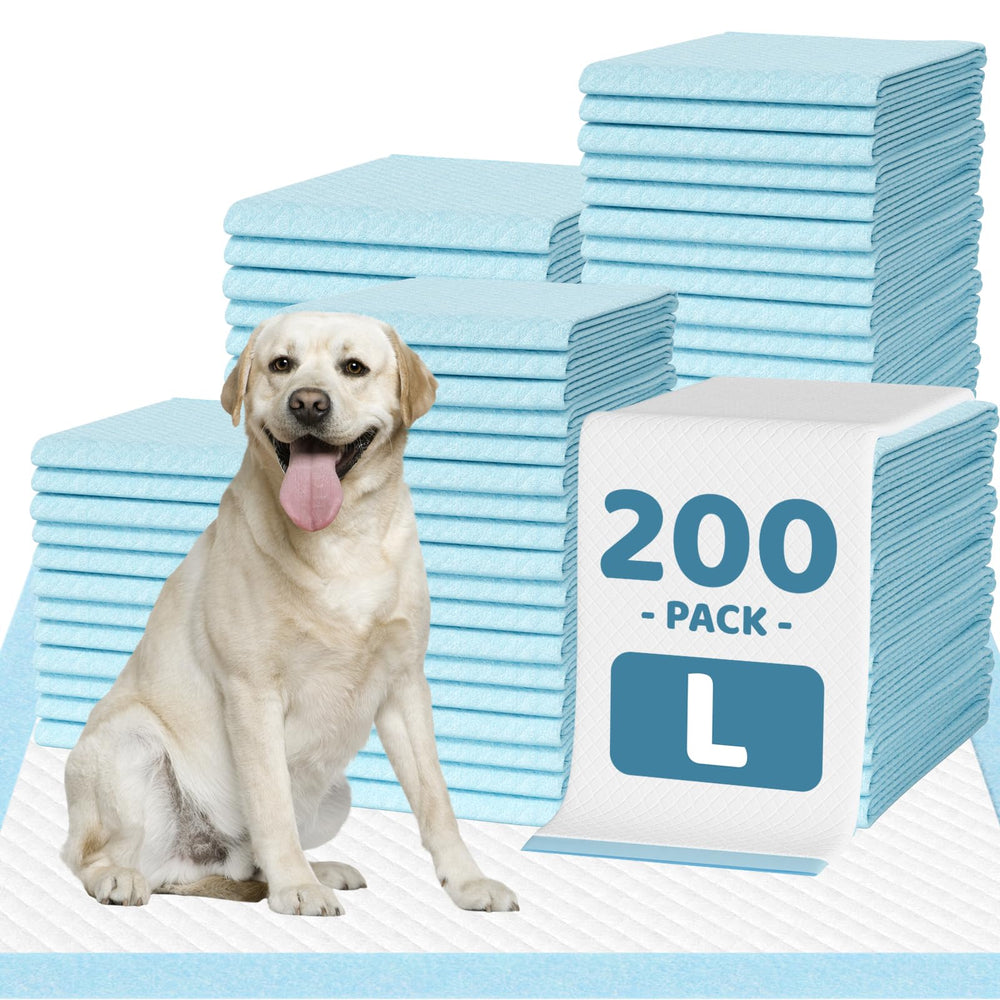 IMMCUTE tapis absorbants 200-pack, protection anti-fuites pour sols et meubles.