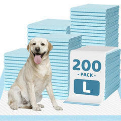 IMMCUTE tapis absorbants 200-pack, protection anti-fuites pour sols et meubles.