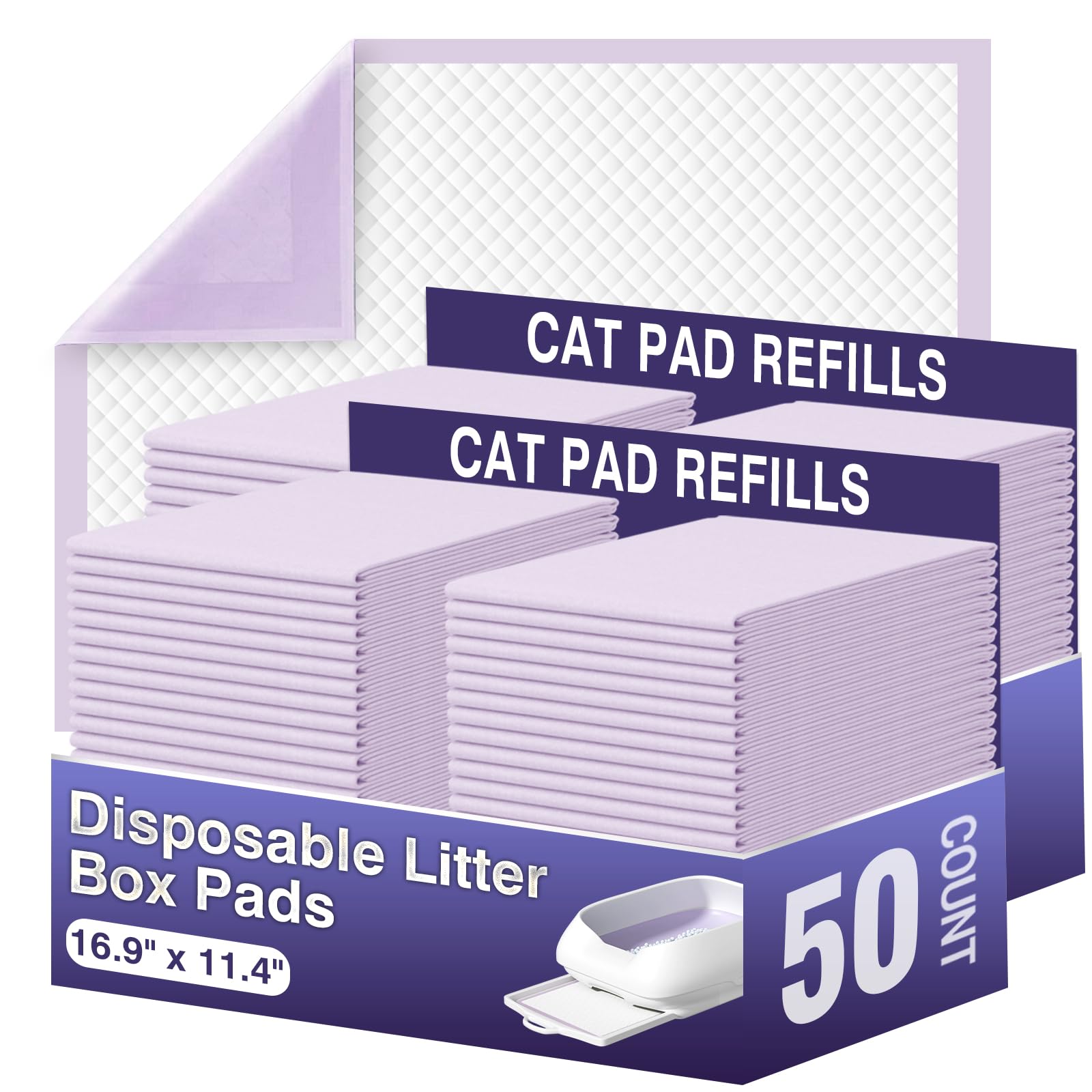 Tapis IMMCUTE pour chat 16,9 × 11,4 po, dimensions adaptées.