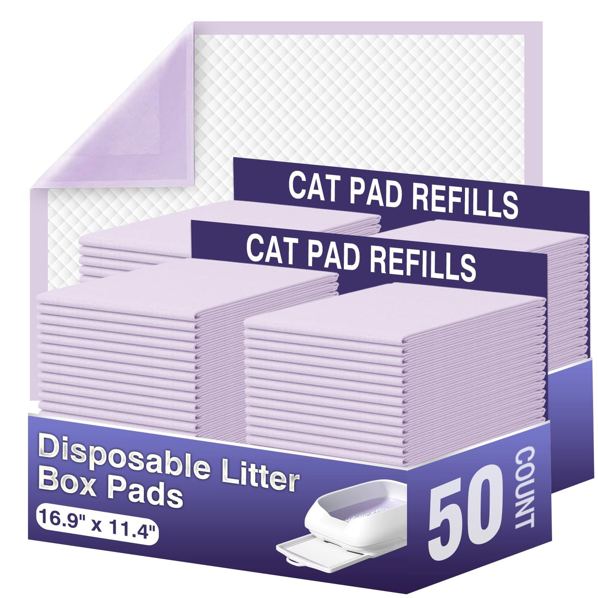 Tapis IMMCUTE pour chat 16,9 × 11,4 po, dimensions adaptées.