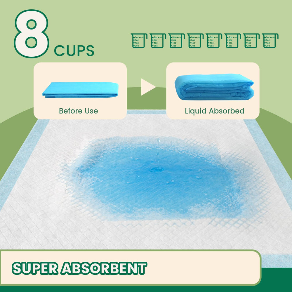 IMMCUTE tapis-pipi chien rebords anti fuite pour contenir les liquides.