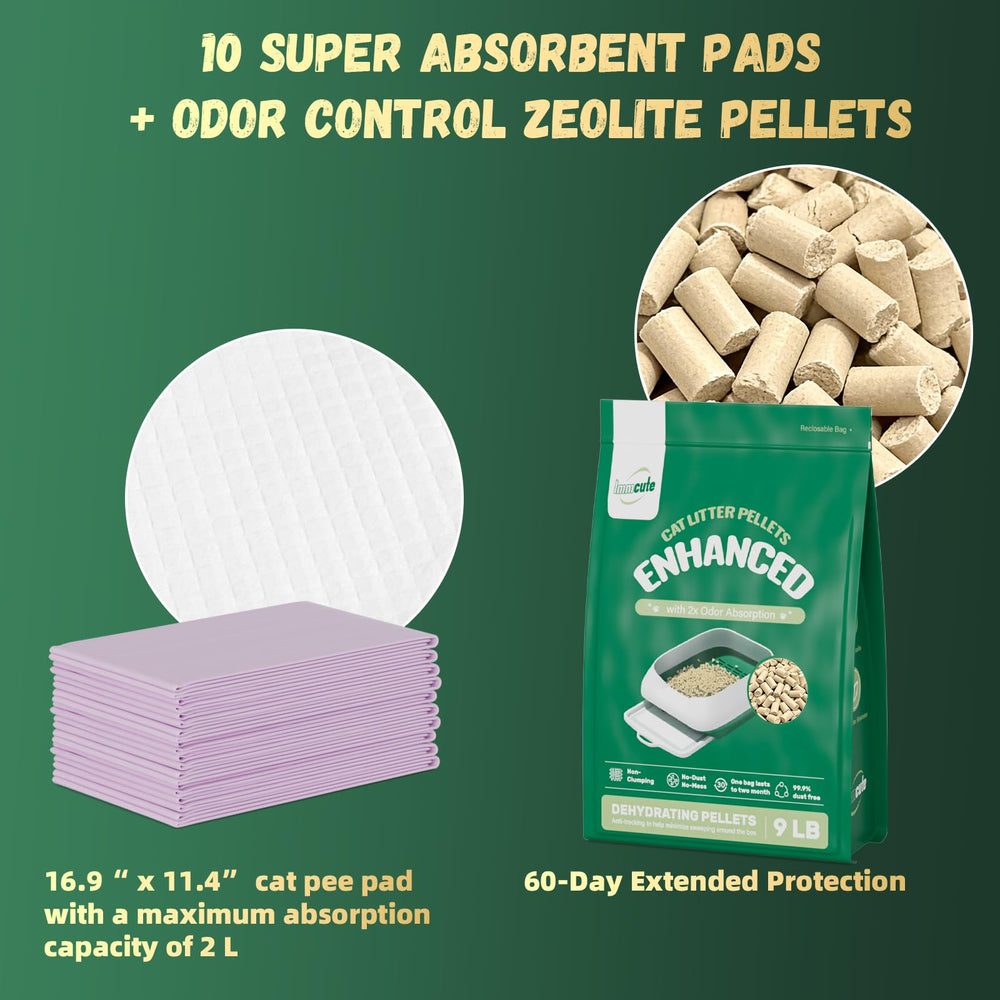 IMMCUTE controle-odeurs-zeolite-pellets: odeurs maîtrisées pour une maison plus fraîche