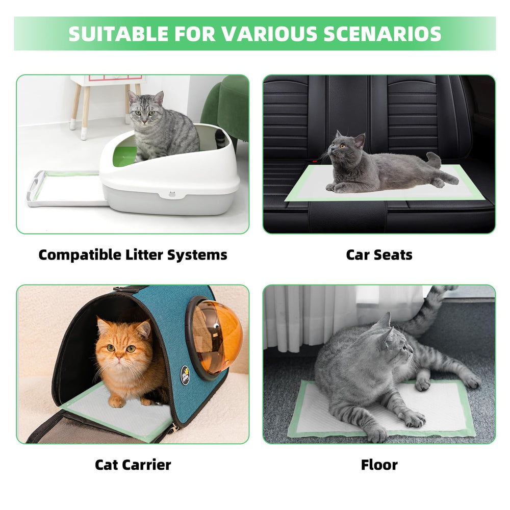 IMMCUTE tapis-chat système litière compatible, nettoyage simplifié.