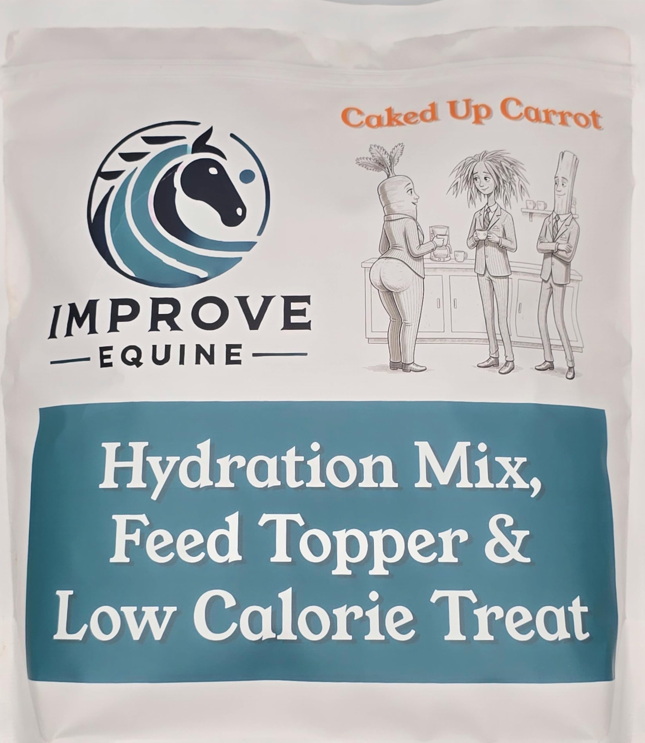 Improve Equine : sac d'hydratation 2 livres, pratique pour une utilisation quotidienne.