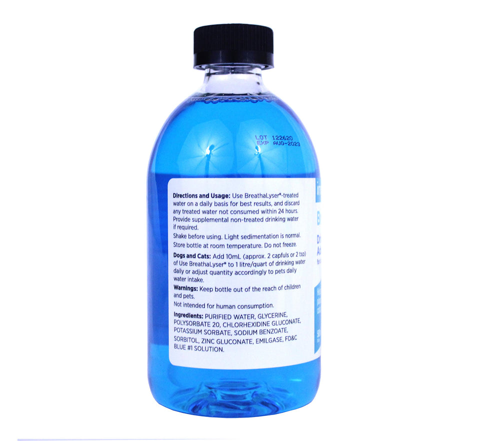 imRex ajout eau bol chiens chats – démonstration d'un ajout simple pour l'hygiène buccale.