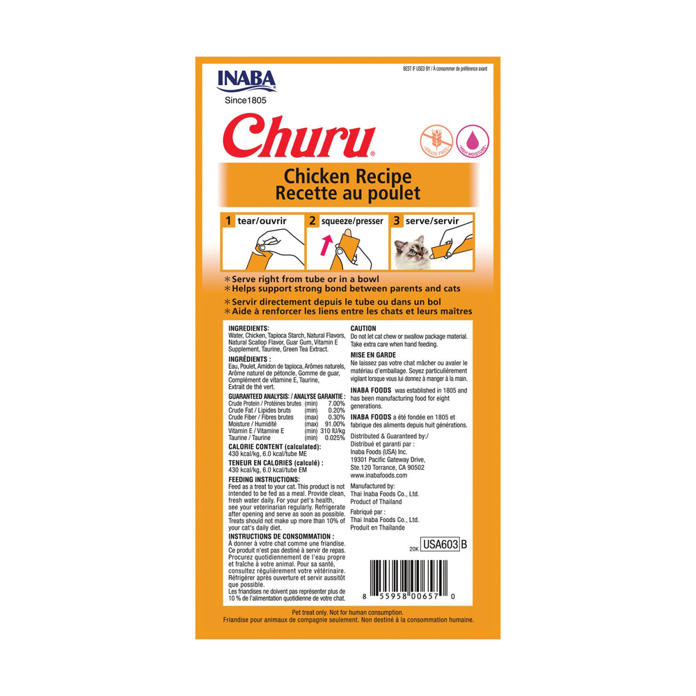INABA Churu: à la main, interaction et plaisir du chat.