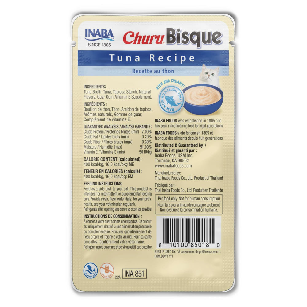 INABA Churu Bisque tous âges, adapté des chatons aux seniors.
