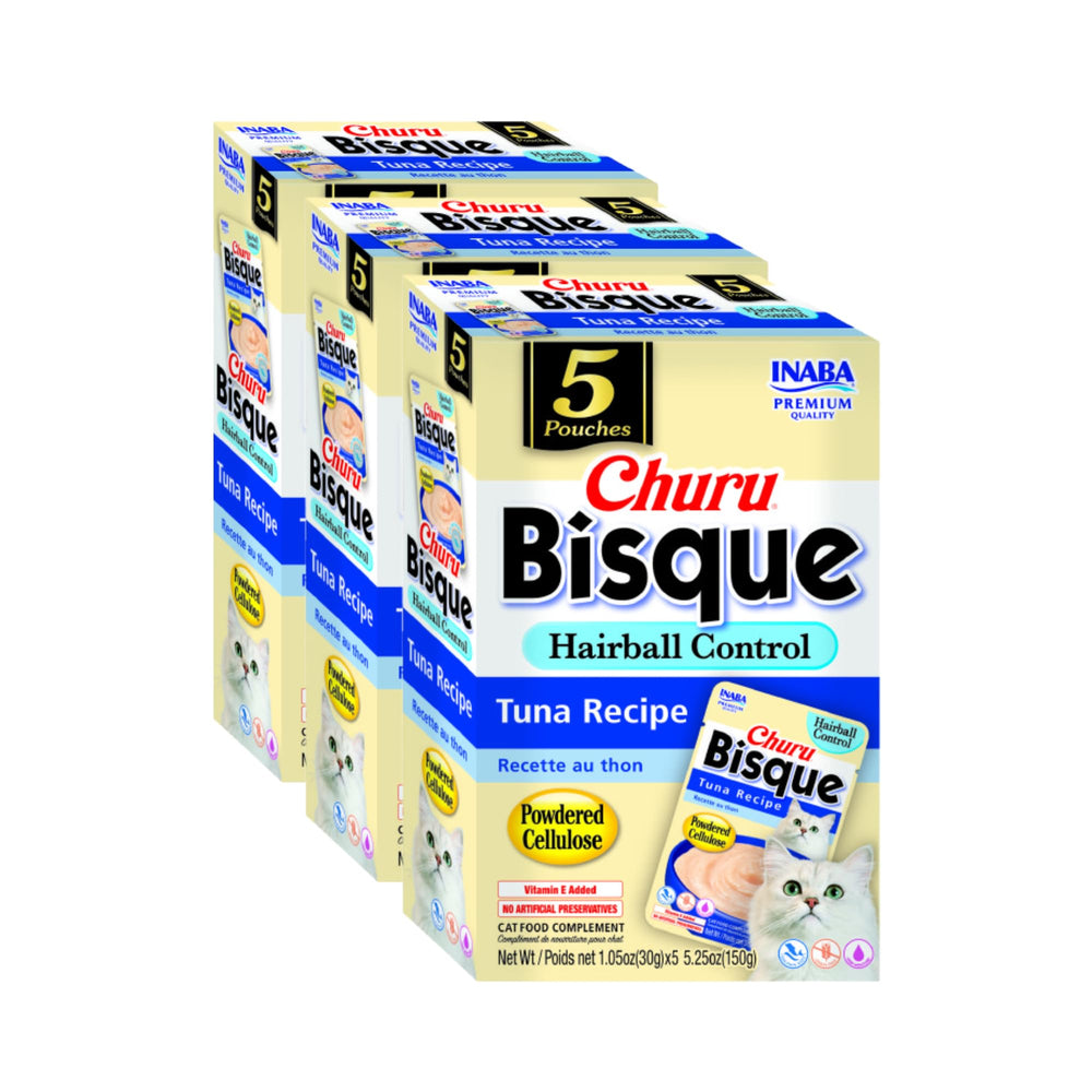INABA Churu Bisque – poche thon ouverte, purée hydratante et appétente.