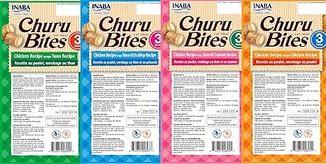 INABA Churu Bites chat thon, centre crème, texture double et appétence