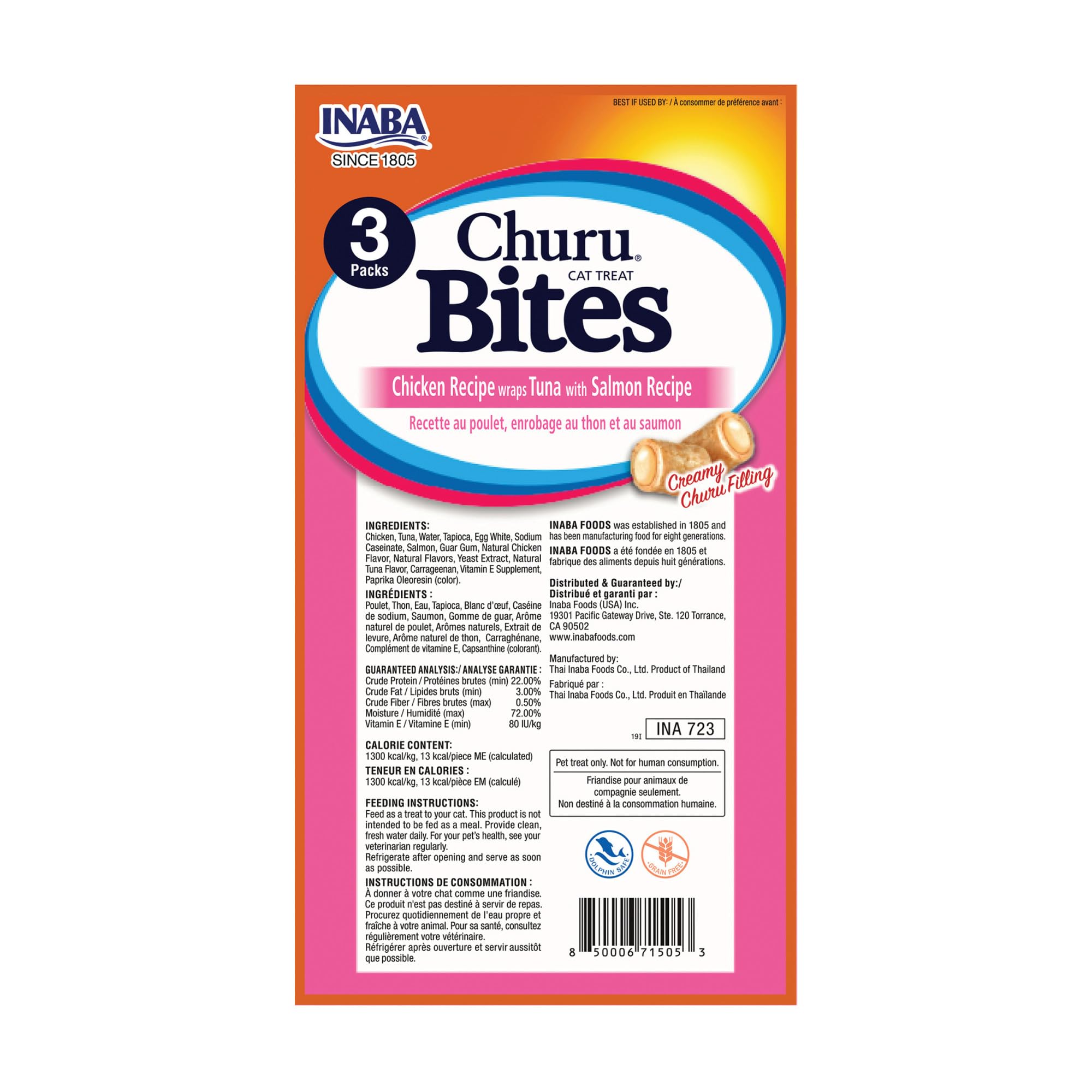 INABA Churu Bites – utilisation facile lors des jeux et repas quotidiens.